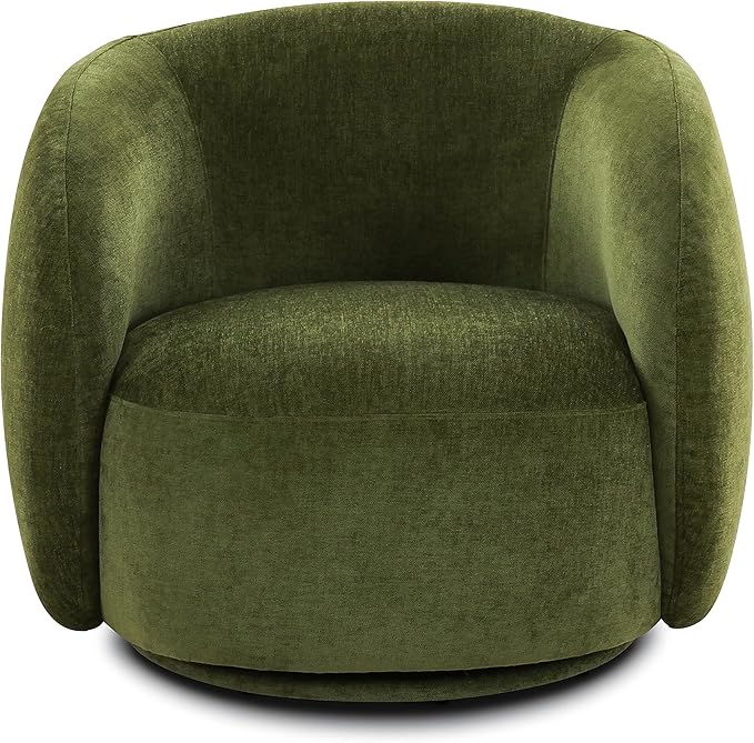 POLY & BARK Poole Lounge Chair in Distressed Green Velvet