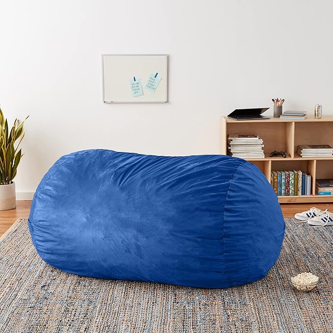 Sofa Sack Bean Bag Chair Cover, 6-Feet, Royal Blue