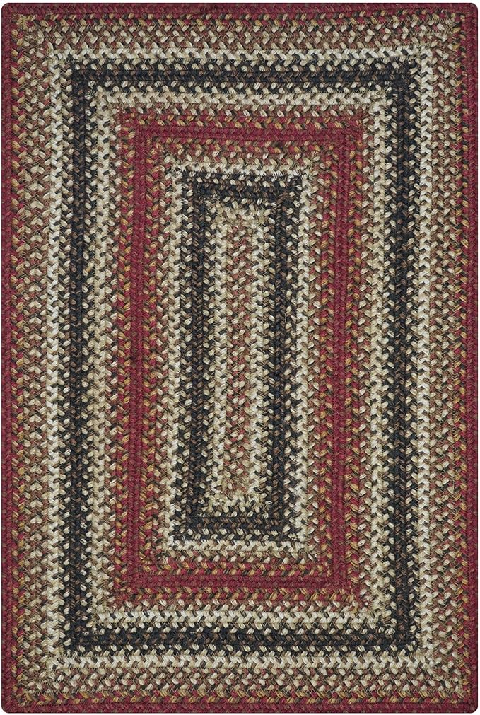 Homespice Chester Red Country Braided Hall Runner 22x72 The Perfect Kitchen Runner Rug