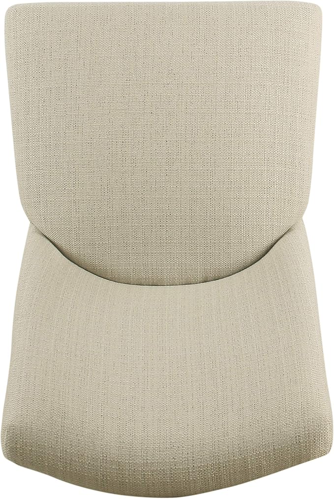 HomePop Marin Curved Back Dining Chair, Single Pack, Linen