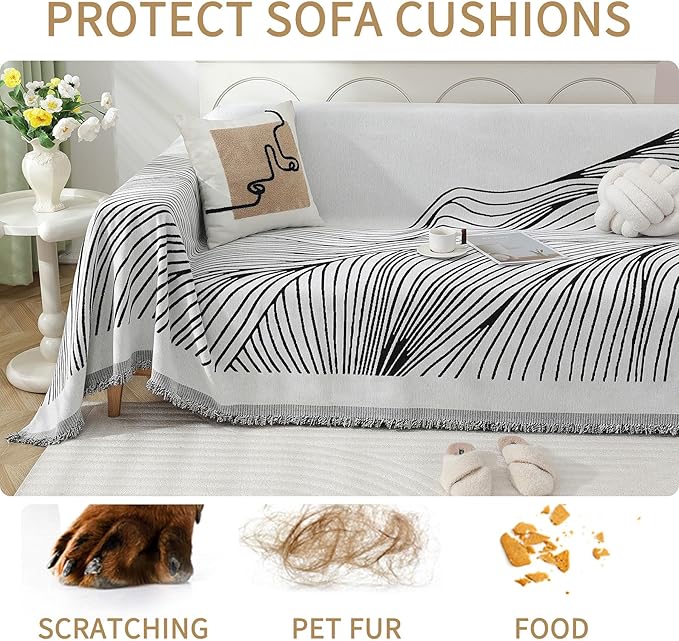 Non Slip Sofa Covers Couch Covers for 3 Cushion Couch Sofa Pet Friendly Washable Couch Covers for Sofa, Soft Thick Sectional Couch Covers L Shape Furniture Protector for Kids, Dogs 71" X118"