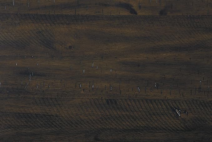 Signature Design by Ashley Rokane 20" Dining Room Table Set with 6 Upholstered Chairs, Brown