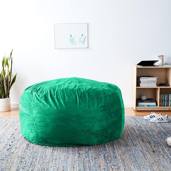 Sofa Sack Bean Bag Chair Cover, 5-Feet, Aqua Marine