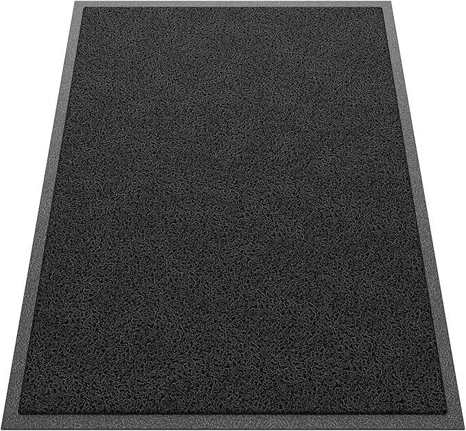 Amyracel Front Door Mat Indoor Outdoor Entrance, 36" x 48" All-Season Waterproof Heavy Duty Doormat for Outside Entry, Stain and Fade Resistant, Low Profile, Easy Clean Patio Entryway Mat