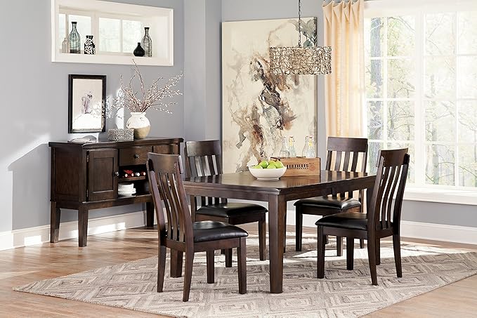 Signature Design by Ashley D596-01 Dining Side Chair, 0, Dark Brown