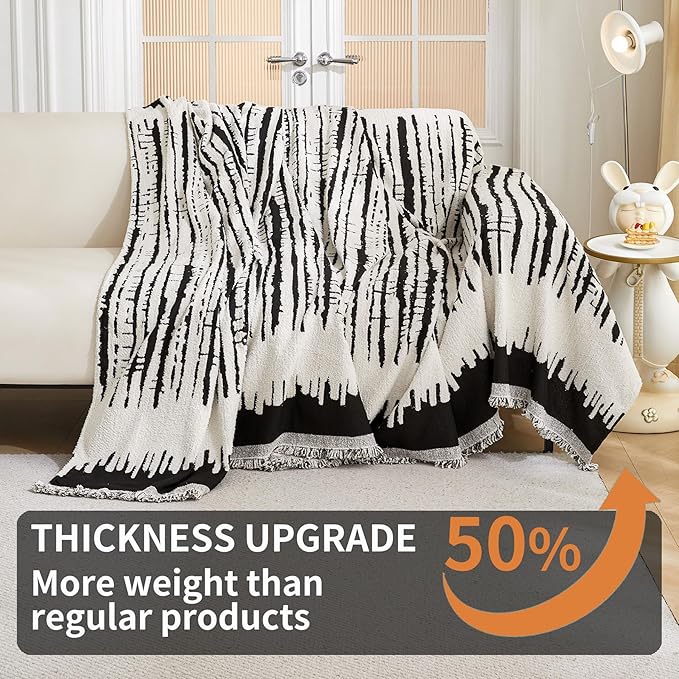 HAOMAIJIA Boho Sofa Covers Couch Covers for 3 Cushion Couch Sofa Pet Friendly Soft Thick Non Slip Couch Cover for Dogs Washable Sectional Couch Covers L Shape Furniture Protecto (XF-Black, 71"x118")