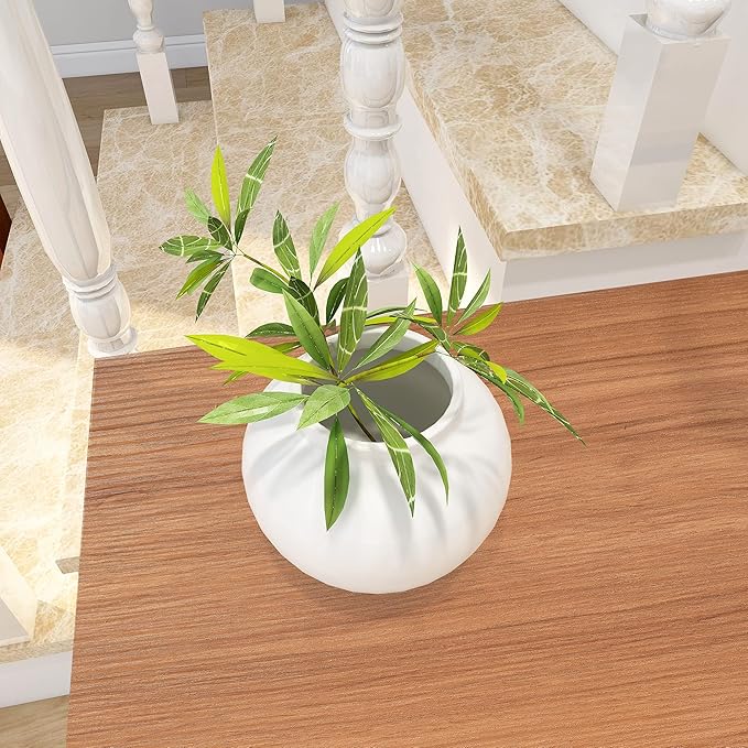 HOMERECOMMEND Console Sofa Tables End Table Computer Desk Coffee Snack Console Tables for Living Room Or Corridor Hallway Teak Color Wood