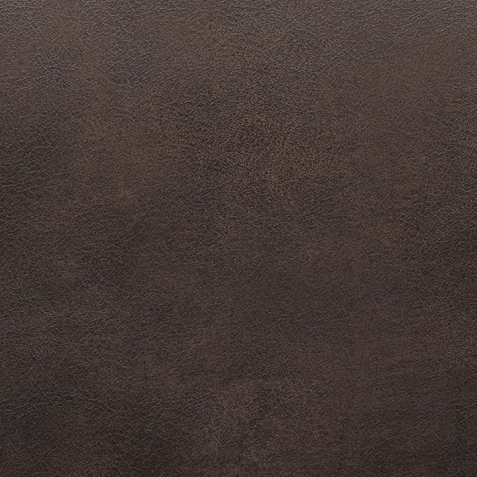 SIMPLIHOME Owen 36 inch Wide Mid Century Modern Small Rectangular Storage Ottoman in Distressed Chestnut Brown Vegan Faux Leather, Assembled, For the Living Room, Entryway and Family Room