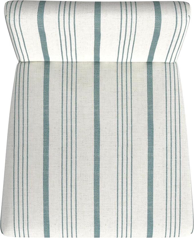HomePop Curved Back 24" Barstool - Blue Calypso Stripe