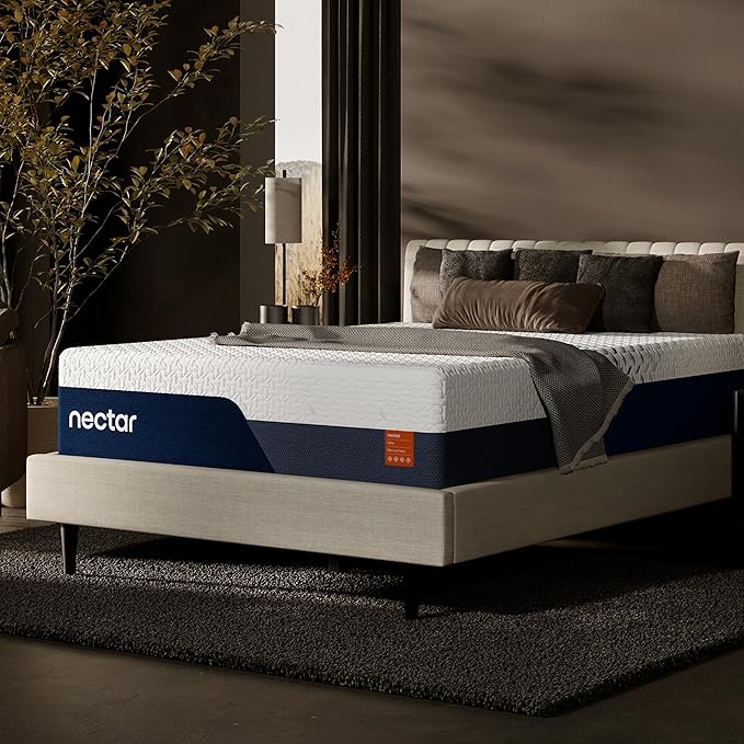 Nectar Ultra 15“ Twin XL Mattress - Medium Firm - Cooling Fibers & Temperature Regulating Material - 4” Pressure Relief Layer - Zoned Ergonomic Support Layer - 365-Night Mattress Trial