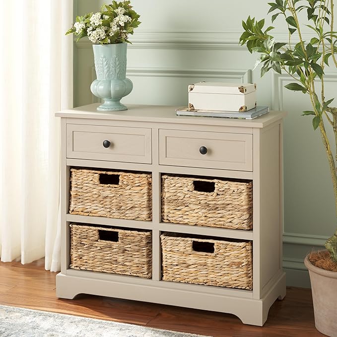 SAFAVIEH American Homes Collection Herman Vintage Grey Storage Unit