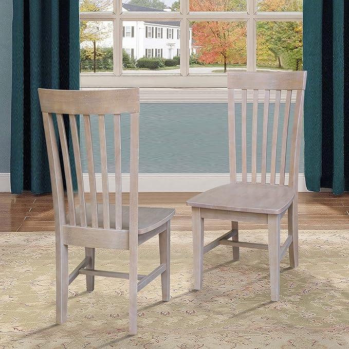 International Concepts Cosmo Chair Washed Gray Taupe