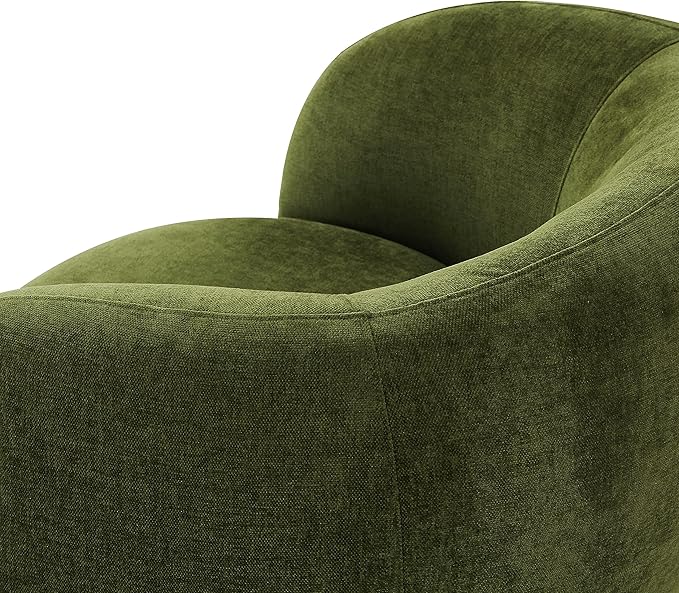 POLY & BARK Poole Lounge Chair in Distressed Green Velvet