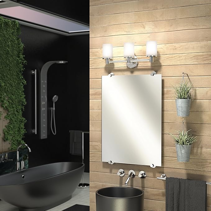 Gatco Latitude II Rectangle Mirror,, Chrome, 31.5 Inch, Frameless Rectangle, 31.50"H X 27.50"W