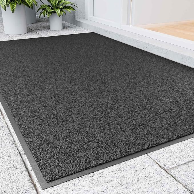 Amyracel Front Door Mat Indoor Outdoor Entrance, 36" x 60" All-Season Waterproof Heavy Duty Doormat for Outside Entry, Stain and Fade Resistant, Low Profile, Easy Clean Patio Entryway Mat