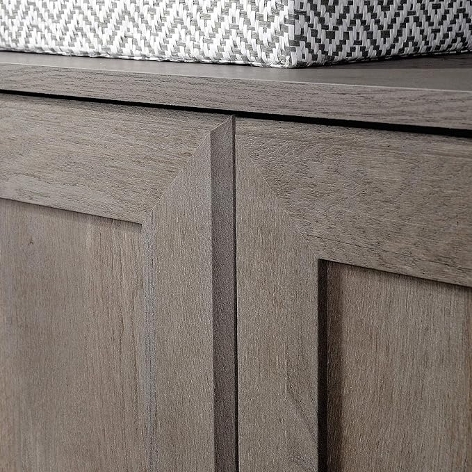 Sauder Select Book Shelf, Bookshelf with Storage, Library Bookcase with Doors and Adjustable Shelves, in Mystic Oak