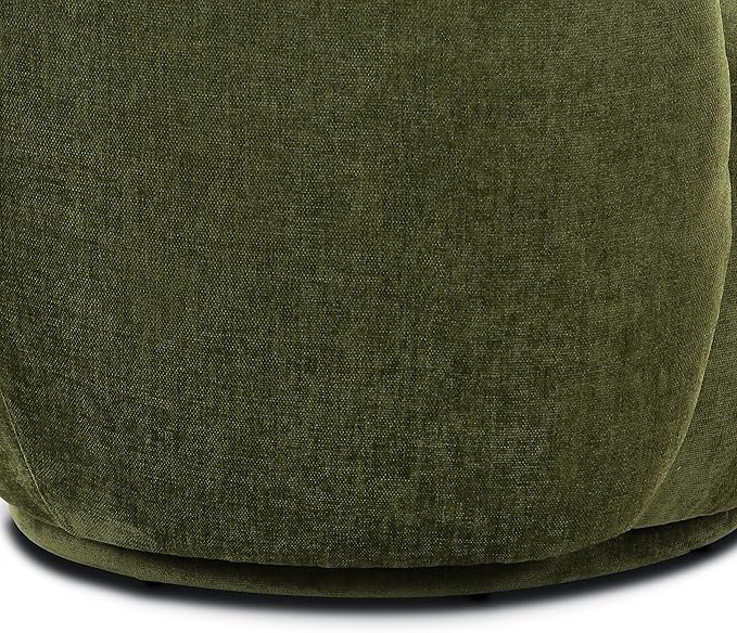 POLY & BARK Poole Lounge Chair in Distressed Green Velvet