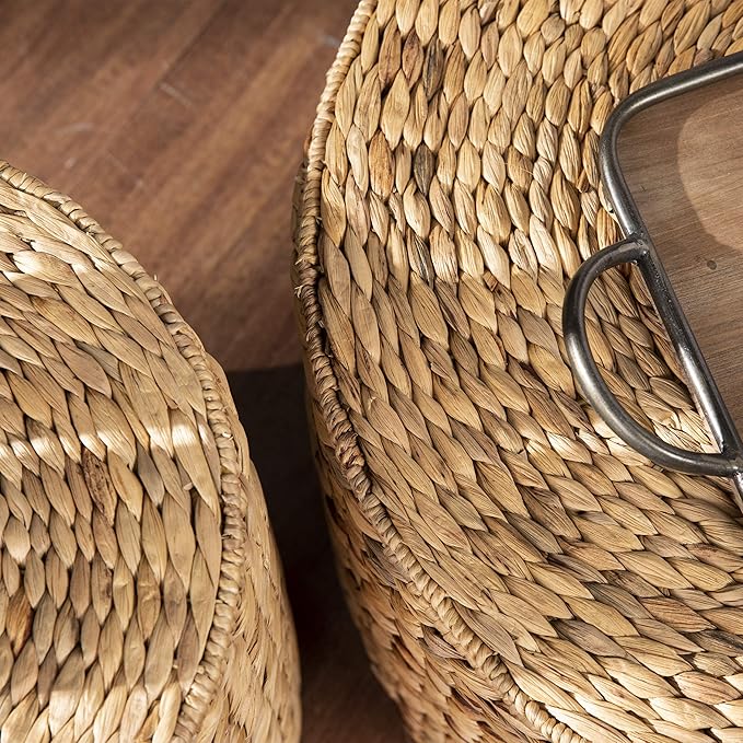 SEI Furniture Satalia Table Set, Natural