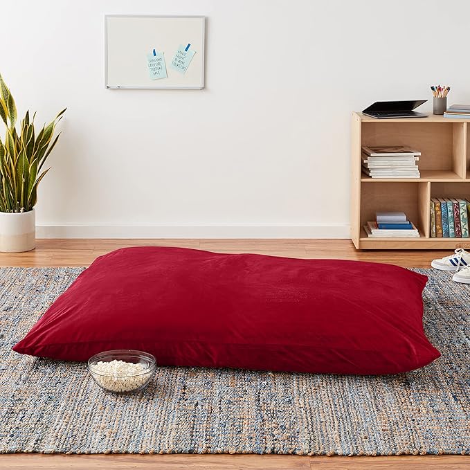 Sofa Sack Bean Bag Chair Cover, 5-Foot, Cinnabar