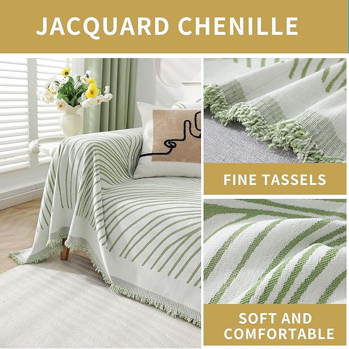 Non Slip Sofa Covers Couch Covers for 3 Cushion Couch Sofa Pet Friendly Washable Couch Covers for Sofa, Soft Thick Sectional Couch Covers L Shape Furniture Protector for Kids, Dogs 91" X134"