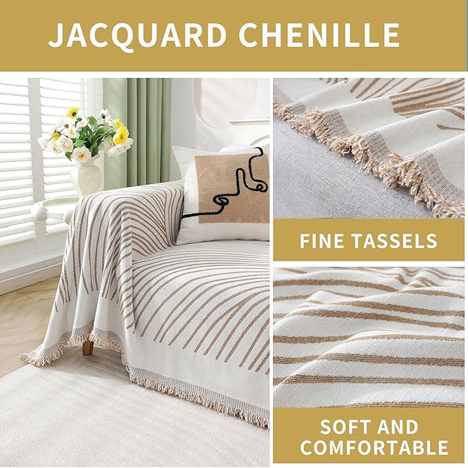 Non Slip Sofa Covers Couch Covers for 3 Cushion Couch Sofa Pet Friendly Washable Couch Covers for Sofa, Soft Thick Sectional Couch Covers L Shape Furniture Protector for Kids, Dogs 71" X118"