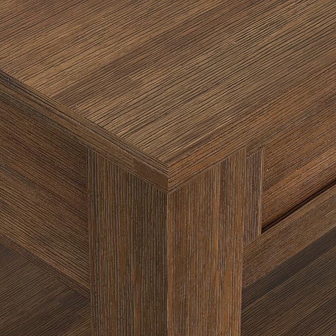 SIMPLIHOME Monroe SOLID ACACIA WOOD 22 inch Wide Square Rustic End Table in Rustic Natural Aged Brown for the Living Room and Bedroom