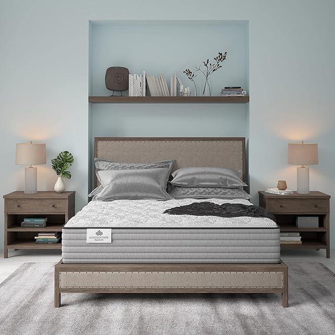 Kingsdown Passions Aspiration 14" Plush Hybrid Mattress, Full, Tan