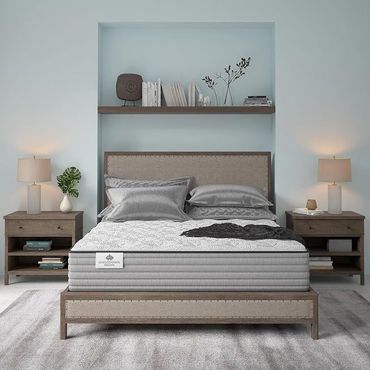 Kingsdown Passions Aspiration 14" Plush Hybrid Mattress, Queen, Tan