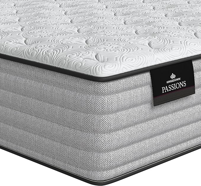 Kingsdown Passions Aspiration 14" Plush Hybrid Mattress, Twin XL,Tan
