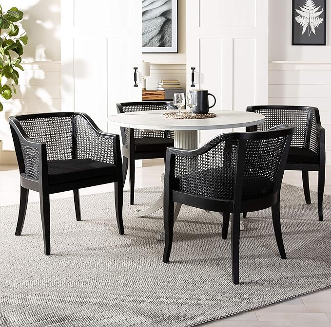 Safavieh Home Forest Traditional Antique White Drop Leaf Dining Table