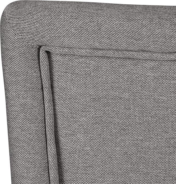 HomePop Parsons Classic Upholstered Accent Dining Chair, Single Pack, Gray