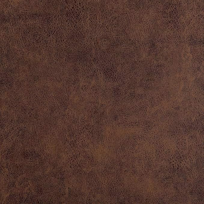 SIMPLIHOME Owen 36 inch Wide Mid Century Modern Square Coffee Table Storage Ottoman in Distressed Chestnut Brown Vegan Faux Leather, Assembled, for the Living Room, Entryway and Family Room