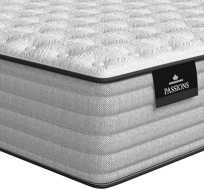 Kingsdown Passions Aspiration 14" Firm Hybrid Mattress, Full,Tan
