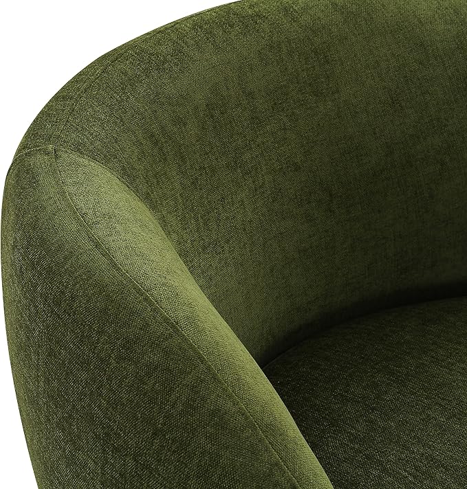 POLY & BARK Poole Lounge Chair in Distressed Green Velvet