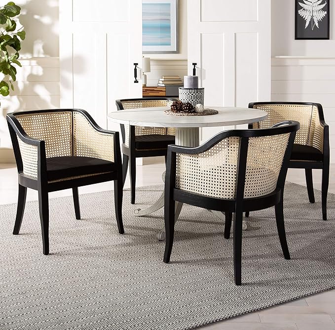 Safavieh Home Forest Traditional Antique White Drop Leaf Dining Table