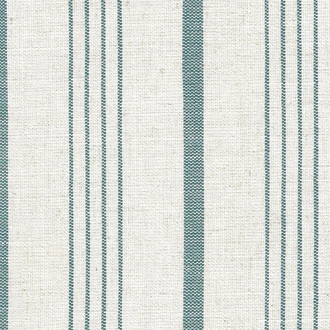 HomePop Curved Back 24" Barstool - Blue Calypso Stripe