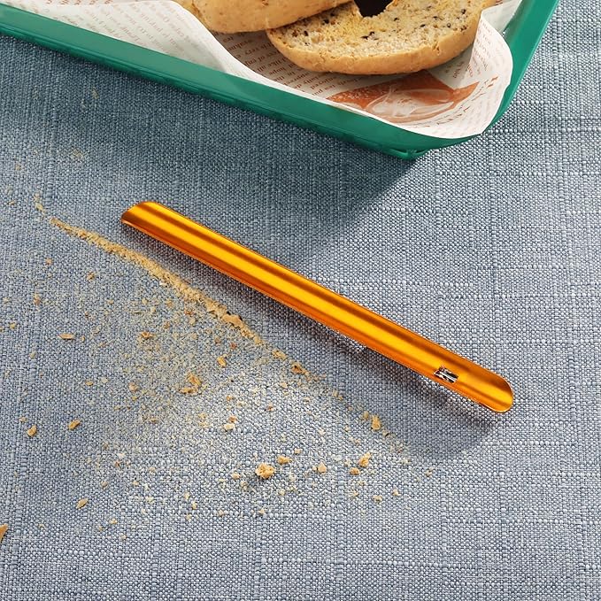 New Star Foodservice 22797 Aluminum Table Crumber 6-Inch, Set of 12, Gold