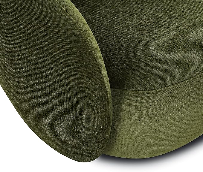 POLY & BARK Poole Lounge Chair in Distressed Green Velvet
